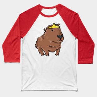 Little Miss Princess Capybara Baseball T-Shirt